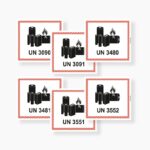 Етикети за батерии (UN)